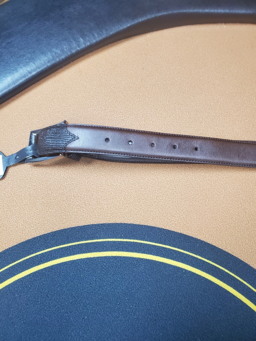 Leather Belt | Size: 38 | Color: Brown | 1-Sided | SKU: W-30 | RRR Belts - Picture 7 of 8